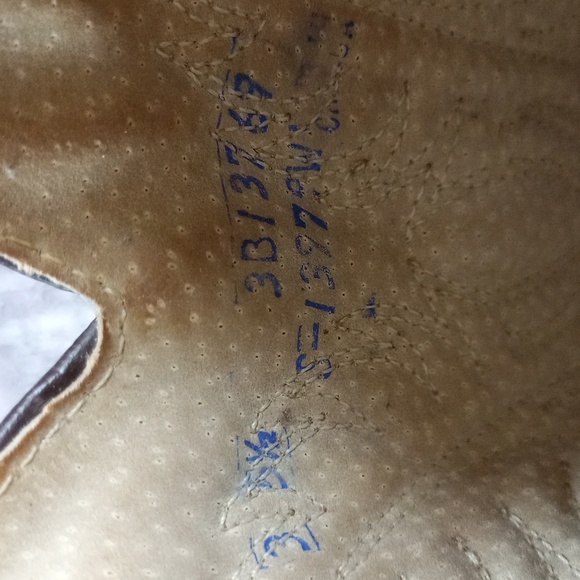 Vintage Leather Cowboy Boots 3B13769 S-13979W Made In Canada - Picture 8 of 9